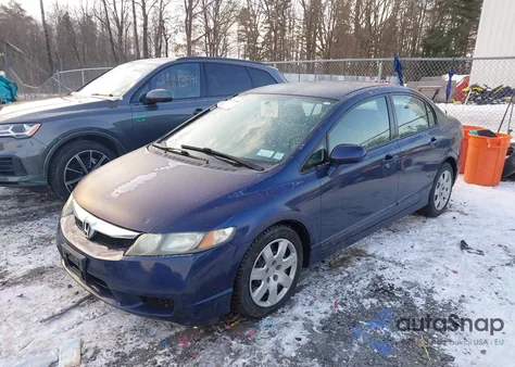 2010 Honda Civic Lx z USA, uszkodzony, nr VIN 2HGFA1F50AH513408